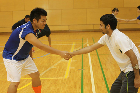 International Exchange through Sports Tag by the Representative from Japan4